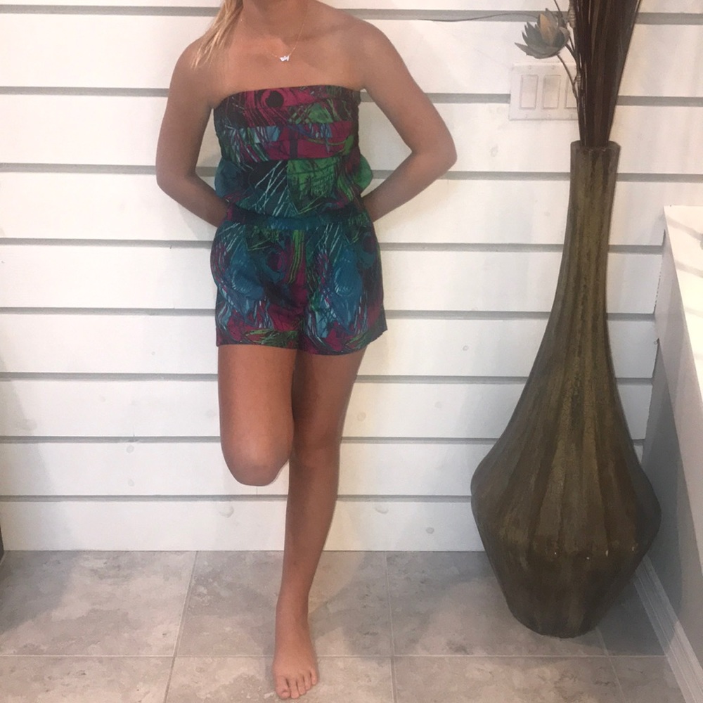 Bebe Strapless Romper small